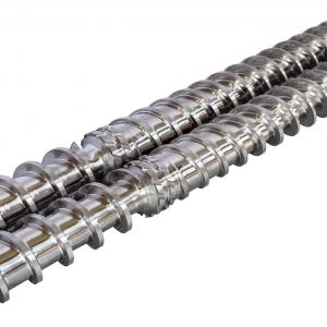 Wide range of special screw barrels for plastic PVC PP PE pipes sheet extruder